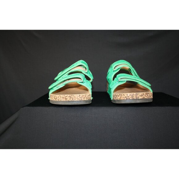 Weeboo Green Velcro Women's Sandals Size 11 - Picture 3 of 8